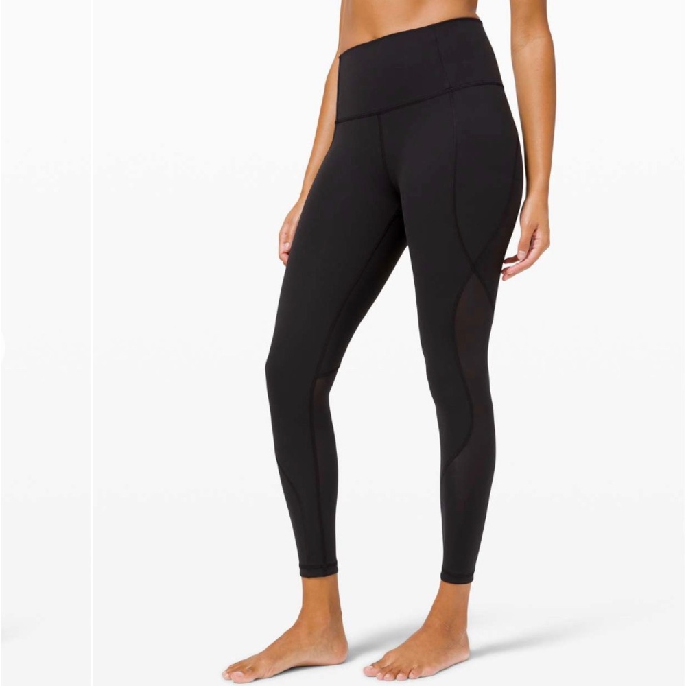 Lululemon Wunder Under High-Rise Tight 25" *Chiffon Mesh